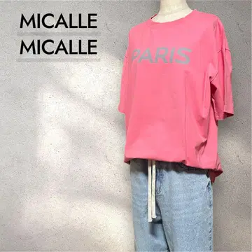 MICALLE 핑크 티셔츠 FREE 사이즈