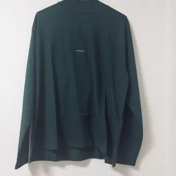 FRAPBOIS 다크 그린 긴팔 티셔츠