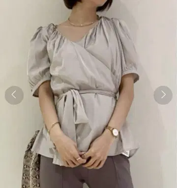 SNIDEL 랩 스타일 반팔 셔츠