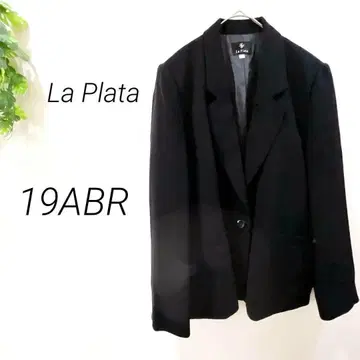 La Plata 테일러드 자켓 블랙 오피스 세레모니 수트
