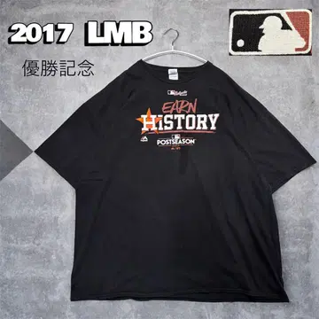 2017 MLB 포스트 시즌 우승 기념 티셔츠 반팔 메이저 리그 야구