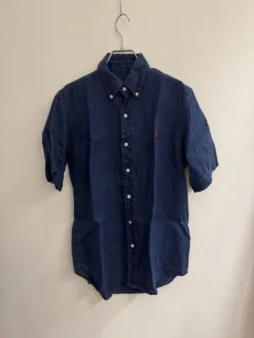Ralph Lauren 린넨 셔츠 BD 셔츠 포니 자수