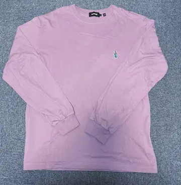 XLARGE 남성용 티셔츠 긴팔 L 사이즈 퍼플