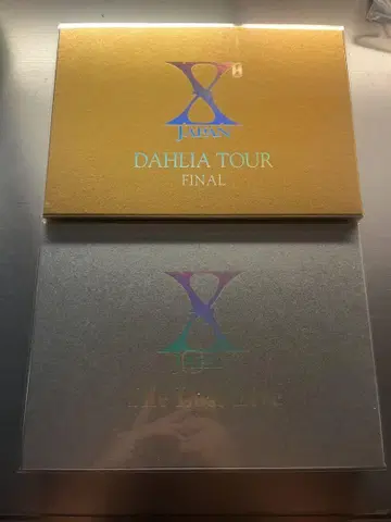 X JAPAN Dahlia & The Last Live DVD 세트