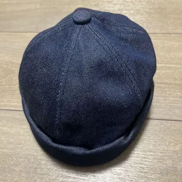 데님 다크 블루 피셔맨 캡