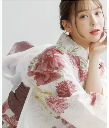 유카타 Dita 다이쇼 로망 모란 모티브