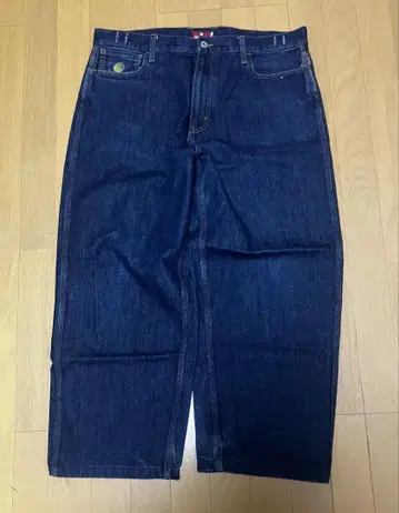 Hellrazor 다크 블루 스트레이트 데님 IX