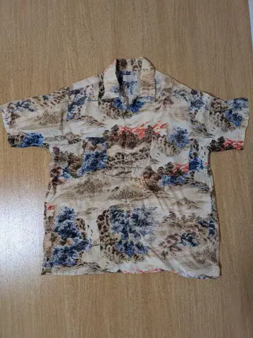 60s PENNEY'S 알로하 셔츠 일본풍 패턴