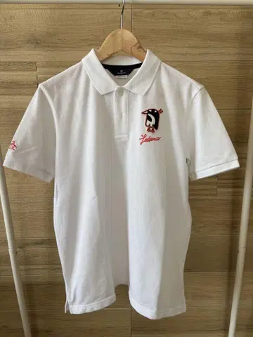 Munsingwear 먼싱웨어 콜라보 화이트 피케 셔츠 L