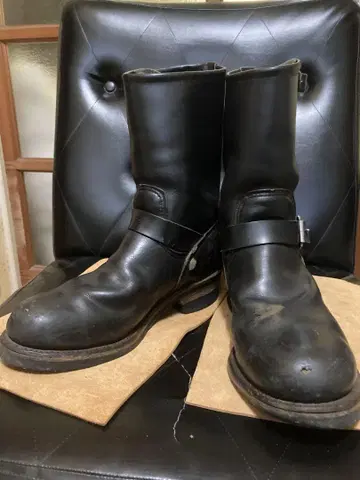 레드윙 엔지니어 부츠 PT91 자수 깃털 택 2268 REDWING 9D