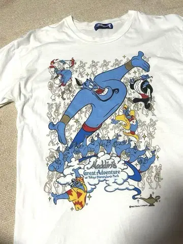 Tokyo Disneyland 도쿄 디즈니랜드 알라딘 티셔츠 L