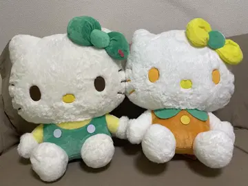 헬로키티 크림 소다 인형 시트러스 인형 GJ 봉제 인형 2종 세트