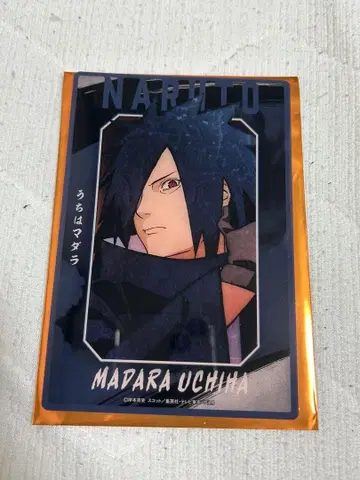 NARUTO 트레이딩 클리어 아트 비주얼 우치 마다라
