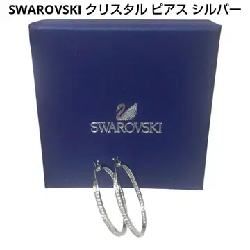 SWAROVSKI 스와로브스키 크리스탈 귀걸이 실버