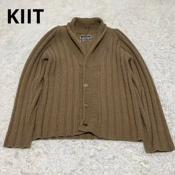 KIIT 키트 로우 게이지 니트 리브 가디건
