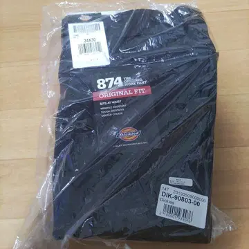 디키즈 874 워크 팬츠 34x30 블랙 미사용