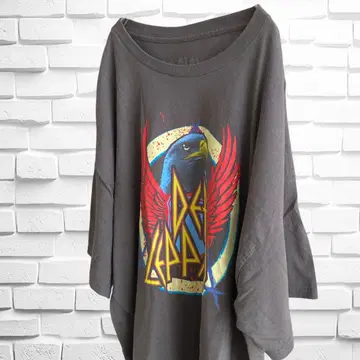 Def Leppard 디플레파드 티셔츠 차콜 그레이 2XL