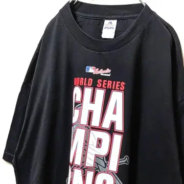 알 스타일 어패럴 MLB ST 카디널스 티셔츠 블랙 2XL 구제 의류