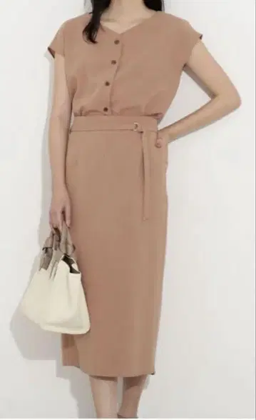 NATURAL BEAUTY BASIC D 캔 벨트 포함 셋업