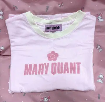 MARY QUANT 마리 콴트 핑크 티셔츠 반팔 PLAZA