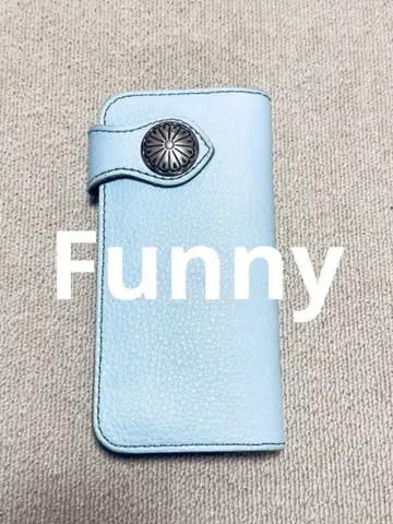 Funny Funny 라이더 지갑 파스텔 블루