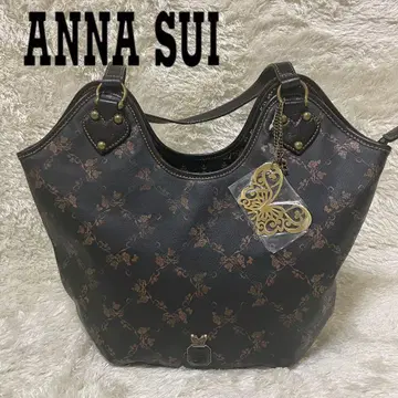 새상품급 ANNA SUI 안나수이 토트백 핸드백 나비 참 올 패턴