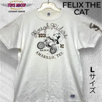 TOYS McCOY FELIX THE CAT 양면 프린트 티셔츠 L