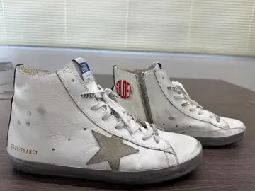 Golden Goose Francy 화이트 스니커즈 42 27.5 레어