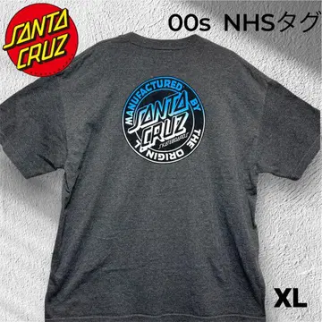 00s NHS SANTA CRUZ 산타크루즈 로고 티셔츠 XL