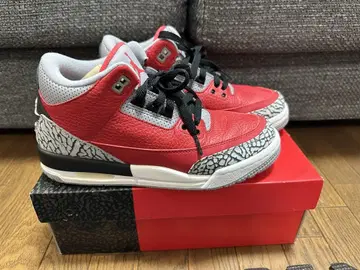 Air Jordan 3 파이어 레드 24cm