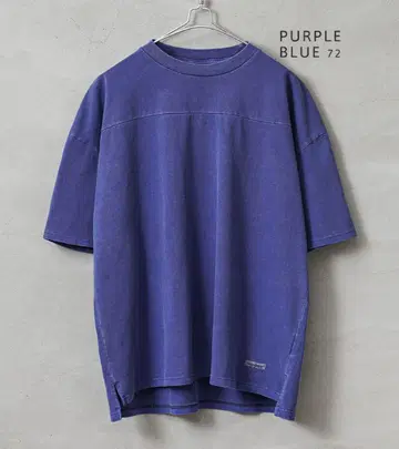 Goodwear USA 코튼 가먼트 다이 풋볼 티셔츠 BIG