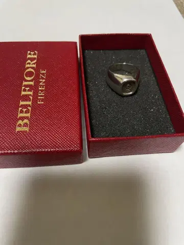 BELFIORE 실버 반지 928 인장