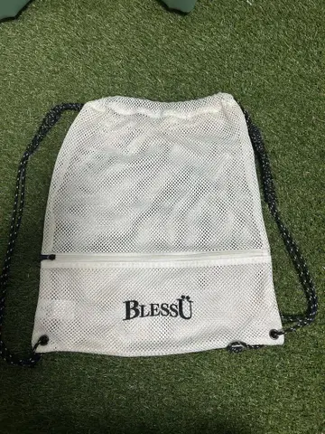 BLESSU 메쉬 드로우 스트링 백