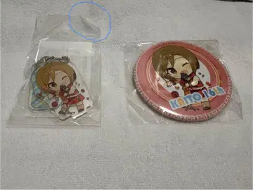 KAITO 생일 16주년 기념 캔뱃지 & 아크링 키링 세트 MEIKO