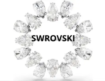 Matrix 브로치 페어 컷 SWAROVSKI 스와로브스키