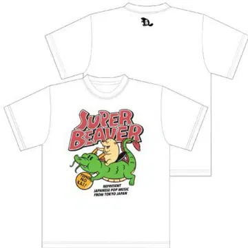 SUPER BEAVER 티셔츠 드래곤 라이드 화이트 XL
