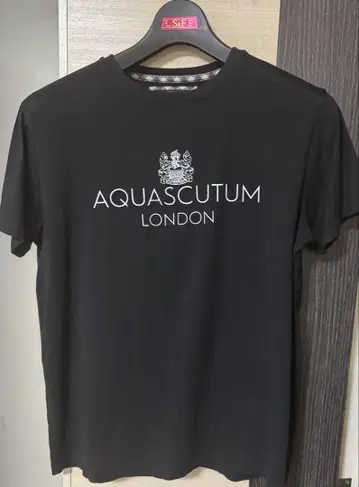 Aquascutum London 반팔 티셔츠 블랙 M