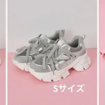 바이컬러 디자인 스니커즈 그레이