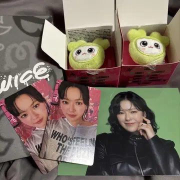 TWICE THIS IS FOR 봉제 인형 반지 트레이딩 카드 정연