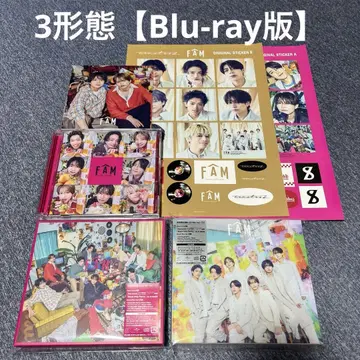 timelesz 'FAM' 3 형태 세트 [Blu-ray 버전]