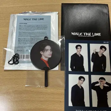 ENHYPEN WALK THE LINE 니키 미니 부채 포토 카드