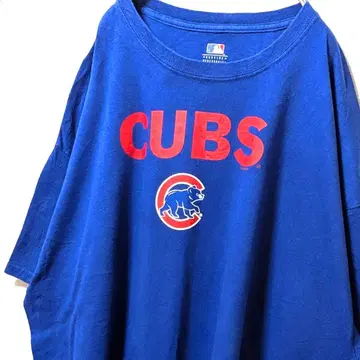 MLB 시카고 컵스 로고 티셔츠 블루 파랑 3XL 구제 의류