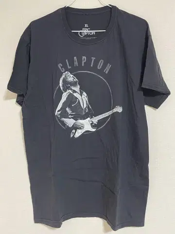 ERIC CLAPTON 기타리스트 티셔츠 XL