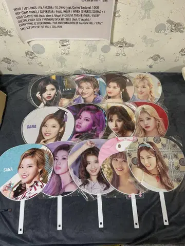SANA K-POP 아이돌 부채 14매 세트