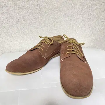 블루 토네이도 브라운 스웨이드 레이스업 슈즈