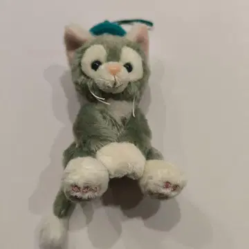 그린 고양이 봉제 인형