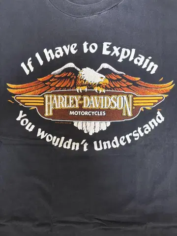 할리 데이비슨 빈티지 티셔츠 이글 harleydavidson
