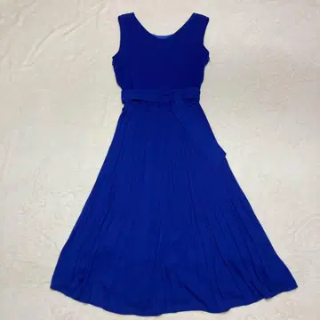 JUSGLITTY JASGITTY 플리츠 원피스 슬리브리스 원피스