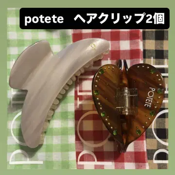 포테테 헤어 클립 2개, 복조리 3개 포함 potete