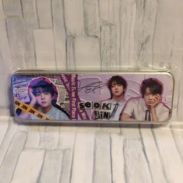 BTS SEOK JIN 캔 펜 케이스 금속제